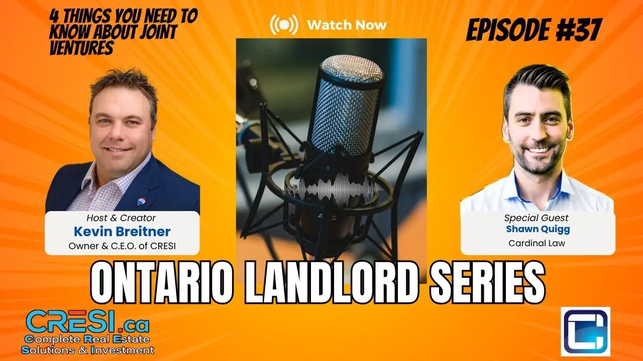 Watch: Joint Venture Real Estate Contracts in Ontario: A Lawyer's Guide to JV Agreements